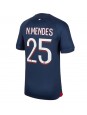 Moški Nogometna dresi replika Paris Saint-Germain Nuno Mendes #25 Domači 2023-24 Kratek rokav